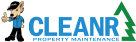 cleanr property maintenance logo white