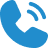 Blue phone vector