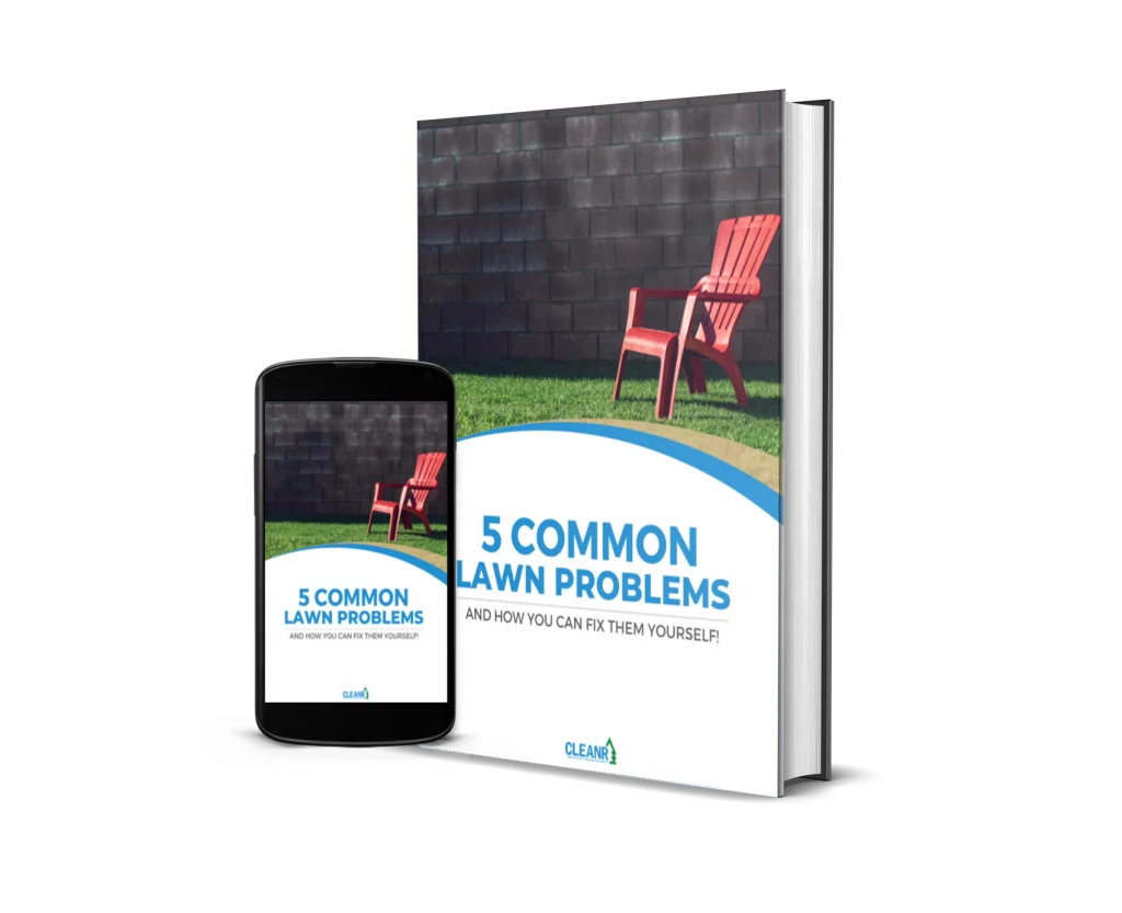 A book showing 5 common lawn problems and how you can fix them yourself