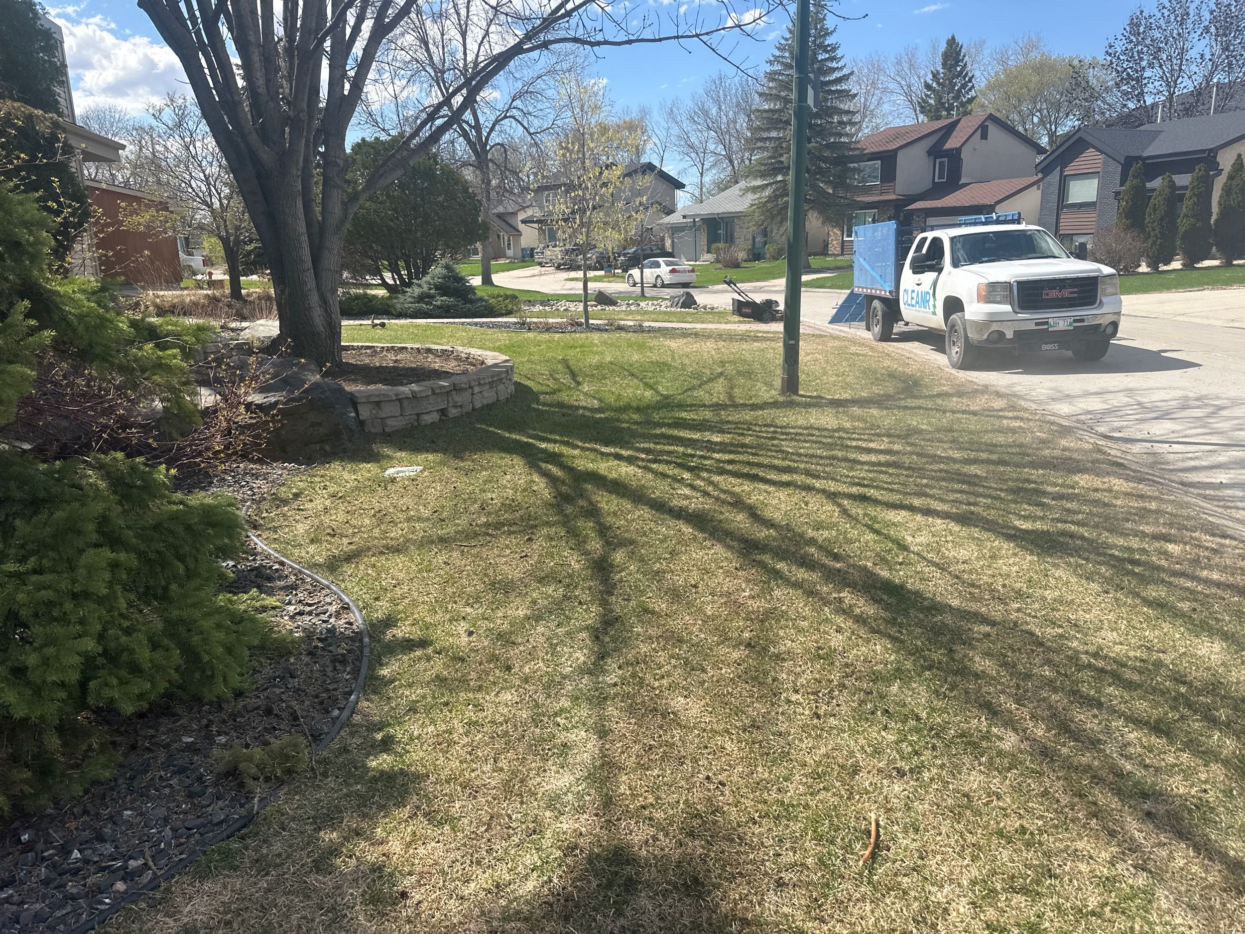 Cleanr truck for spring cleanup